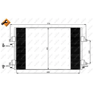 NRF Klimakondensator Renault Espace 35557