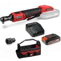 Einhell Akku-Ratschenschrauber Akku Ratschenschrauber TE-RW 18/60 Li 18V, 60 Nm, 3/8" Akku 2,5 Ah Bag