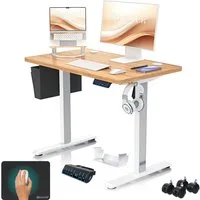 KESSER Schreibtisch, elektrischer & Höhenverstellbarer Computertisch für Home & Office