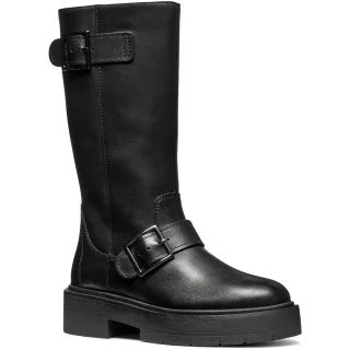 Geox D Spherica EC7 Lederstiefel für Damen in Schwarz