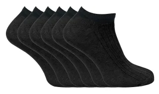 Womens Ankle 100% Baumwolle Socken | Atmungsaktive Trainer Socken - Weiß