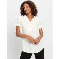 Witt Klassische Bluse Schlupfbluse Kurzarm