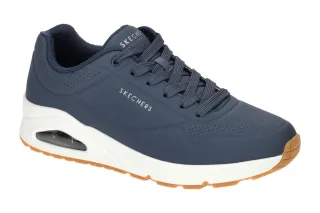 Skechers 52458 NVY Herren Sneaker navy - Air Cooled Memory Foam, Gummi Sohle