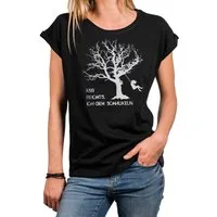 MAKAYA Print-Shirt Damen Freche T-Shirt Sprüche Frauen - Coole Oberteile Lustige Tops (Statement, Schwarz, Blau, Grau, Weiß, Rosa) Baumwolle