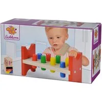 Simba Dickie Klopfbank Eichhorn Holzspielzeug Klopfbank 10-teilig 9x23,5x13cm