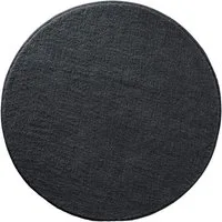 OTTO home Badematte Vanessa, Badvorleger, Badezimmer Teppich, Höhe 10 mm, rutschhemmend beschichtet, schnell trocknend, strapazierfähig, fußbodenheizungsgeeignet, Polyester, rund, Badteppich, weiche Haptik, unifarben
