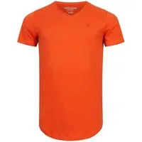Jack & Jones T-Shirt NEWRAR TEE SS V-NECK Stretch Shirt aus Baumwolle mit Kurzarm und V-Ausschnitt