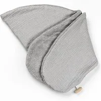 SEI Design Stillkissenbezüge Bezüg für Stillkissen Lagerungskissen Seitenschläferkissen 190x30 cm, Stillkissenbezug XXL Musselin Bio-Baumwolle + Taddyplüsch extra weich