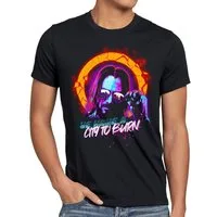 style3 T-Shirt City to Burn Silverhand cyberpunk band samurai 2077