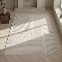 KADIMA DESIGN Teppich LAVAREDO Wohnzimmer Waschbar Schlafzimmer Wohnzimmerteppich Boho, Läufer, Höhe: 14 mm, Creme, 80x150 cm, Esszimmer Modern Esszimmerteppich Waschbar