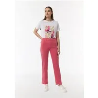 comma Chinos Hose Slim: Hose mit Flared Leg