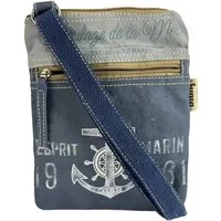 Sunsa Umhängetasche Sunsa Maritim Umhängetasche. Kleine Crossover Tasche. Schultertasche, Fronttasche mit Reißverschluss