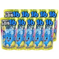 Sweet16 Softgetränk, Sweet16 Blue Lemon Ade Blaue Limonade zuckerfrei 200ml 10er Pack