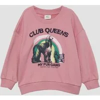 s.Oliver Sweatshirt Sweatshirt Oversize-Sweatshirt mit Print