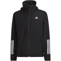 adidas Performance Regenjacke BSC 3-Streifen RAIN.RDY (wasserdicht) schwarz Herren