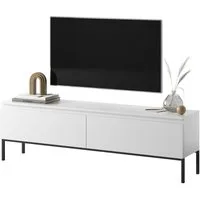 Selsey TV-Schrank BEMMI 2-türig mit Metallgestell, grifflos
