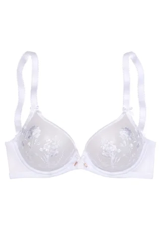 LASCANA - LASCANA Bügel-BH solid white - Gr. - 85C