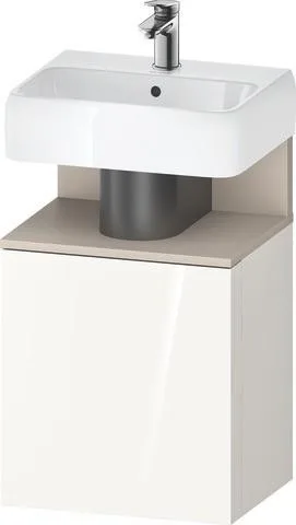 Duravit Qatego Waschtischunterbau wandhängend Weiß Hochglanz 440x350x645 mm - QA4076L91220000 QA4076L91220000