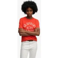 Superdry T-Shirt Vintage Prep Pocket Tee aus Baumwolle, normale Passform, Kurzarm, mit Rundhalsausschnitt