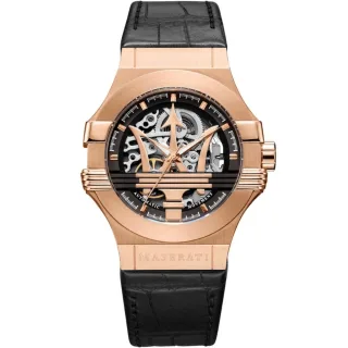 Maserati Potenza R8821108039 42 mm Automatische Skelett Herrenuhr