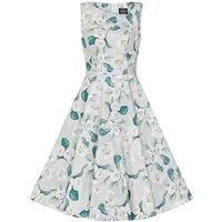 Hearts & Roses London A-Linien-Kleid Rey Floral Swing Dress Rockabella Vintage Retro