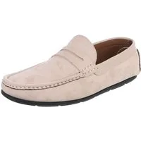 Coolwalk Herren Loafer Slipper in Veloursleder-Optik Slipper (91563788) Flach Slipper in Beige
