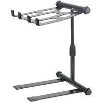 FAME Laptop-Ständer, (Audio Laptop Stand LS-6 schwarz, DJ-Möbel, Laptop Stands, Audio Laptop Stand, LS-6, schwarz)