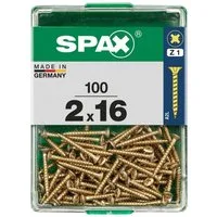 SPAX Holzbauschraube Spax Universalschrauben 2.0 x 16 mm PZ 1 - 100