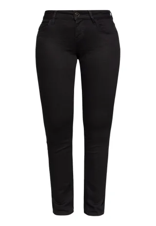 Amor, Truth & Trust Damen 5-Pocket Jeans Allrounder Stella schwarz