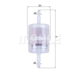 Mahle Kraftstofffilter Mazda Mercedes Peugeot Subaru