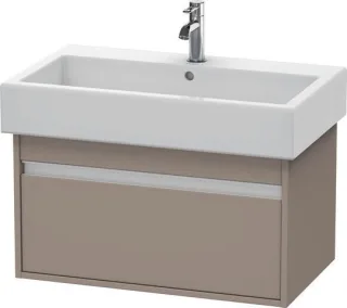 Duravit Ketho Waschtischunterbau wandhängend Basalt Matt 750x440x410 mm - KT668704343 KT668704343