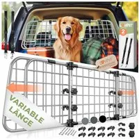 Lovpet Hundegitter, Trenngitter Auto Kofferraum Schutzgitter verstellbar Kofferraumgitter