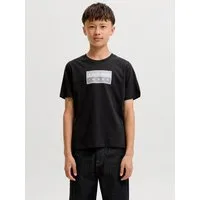 Jack & Jones Junior Rundhalsshirt JCOFUSION DOTS PRINT TEE SS CN JNR Baumwolle, normal geschnitten