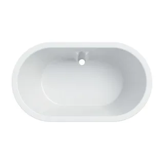 Geberit Bambini Badewanne 407010016 91 x 51,5 x 25,7 cm, oval, 80 l, weiß-alpin