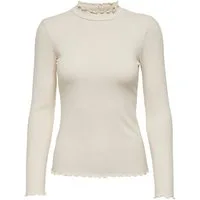 JDY Langarmshirt Fransiska (1-tlg) Rüschen