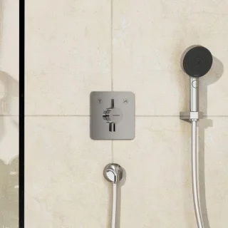 hansgrohe DuoTurn Q Mischer 75414000 Unterputz, für 2 Verbraucher, chrom