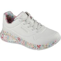 Skechers UNO LITE-SUBTLE PRINTS Sneaker Halbschuh, Schnürschuh, Freizeitschuh mit gemusterter Sohle