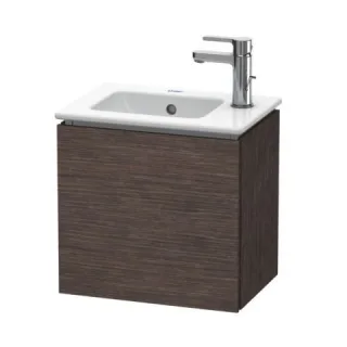 Duravit L-Cube Waschtischunterbau wandhängend Eiche dunkel gebürstet Matt 420x294x400 mm - LC6272R72 LC6272R7272