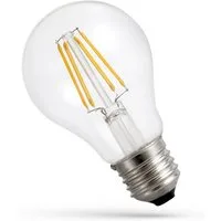 Spectrum LED-Leuchtmittel LED E27 A60 Birne 3,8W = 60W Filament Klar 806lm 300° 230V Warm 3000K, E27, Warmweiß