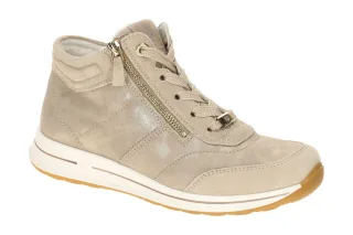 ara 12-24808 38 Damenschuhe Beige Mid Cut Sneaker OSAKA 2.0 sportlich flexibe...