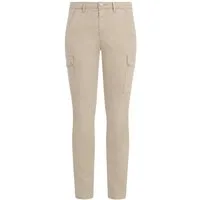Recover C.C. Stretch-Hose Recover C.C. Pants Slim-Fit Hose Lili flach augesteppte Beintaschen mit fixierter Klappe