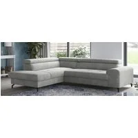 COTTA Ecksofa Aura L-Form, B: 260 cm, mit Bettfunktion, Bettkasten & Kopfteilverstellung