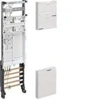 Komplettfeld universeller Zählerplatz ein Zählerfeld elektronischer Haushaltszähler weiß, Retail