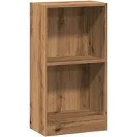 vidaXL Bücherregal Bücherregal Artisan-Eiche 40x24x76 cm Holzwerkstoff, 1-tlg.