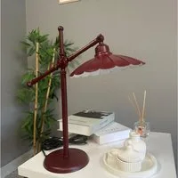 Bamyum Tischleuchte Risso Modern Metall Tischleute mit Kabel, ohne Leuchtmittel