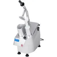 Royal Catering Gemüseschneider Zerkleiner elektrisch 5 Scheiben Raspelscheiben Würfelscheiben Pommes, 550 W