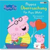 Peppa Pig: Peppas Überraschung für Papa Wutz - Mein besonderes Klappen / Panini, Pappbilderbuch mit Klappen