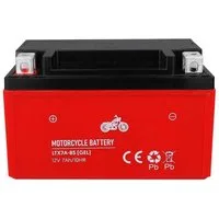 Lamex LTX7A-BS Gel-Motorradbatterie 12V 7Ah Akku (12 V), Gel-Batterie, Motorrad