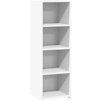 vidaXL Highboard Highboard Weiß 40x41x124 cm Holzwerkstoff (1 St)