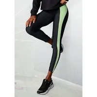 LASCANA ACTIVE Leggings Sporthose mit farblich abgesetztem Seitenstreifen